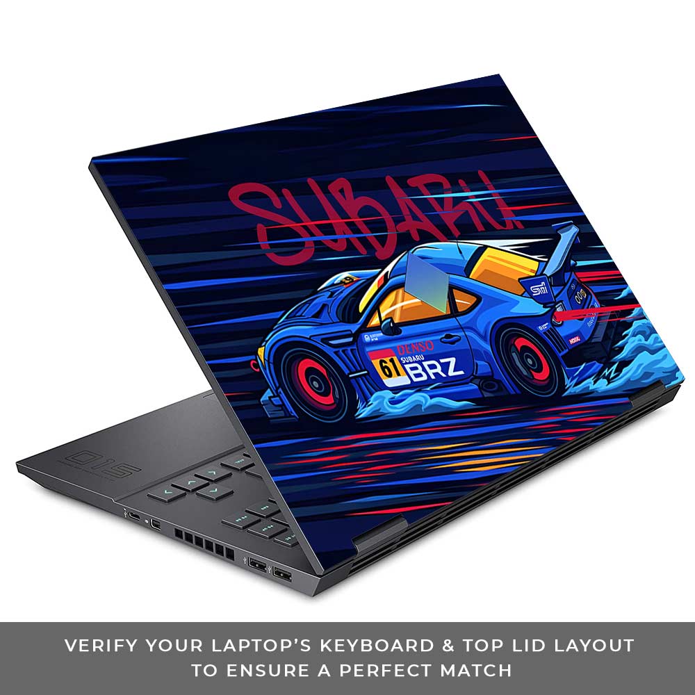Subaru BRZ HP Omen 15 Laptop Skin