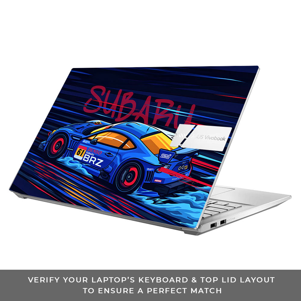 Subaru BRZ Asus Vivobook Pro 15 M6500QC & M6500QH Laptop Skin