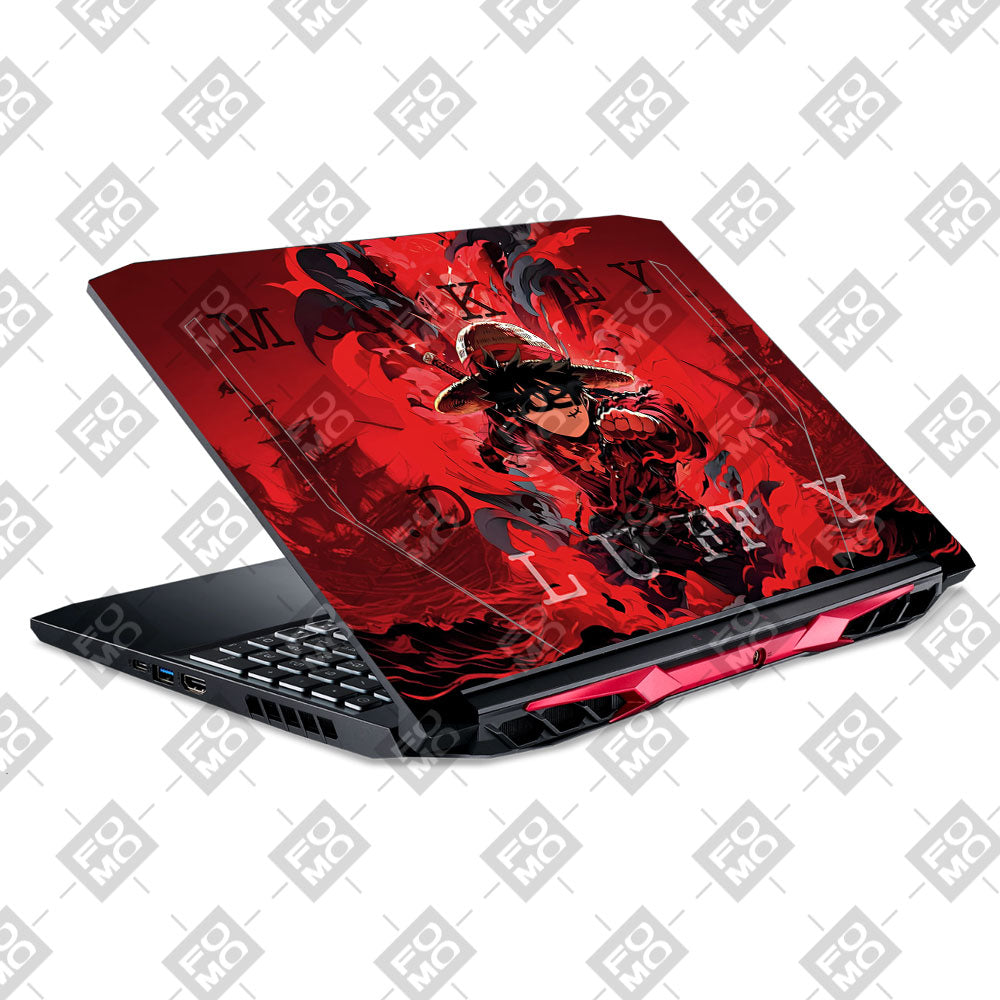 Red King Luffy Acer Nitro 5 AN515 44, 56 Laptop Skin