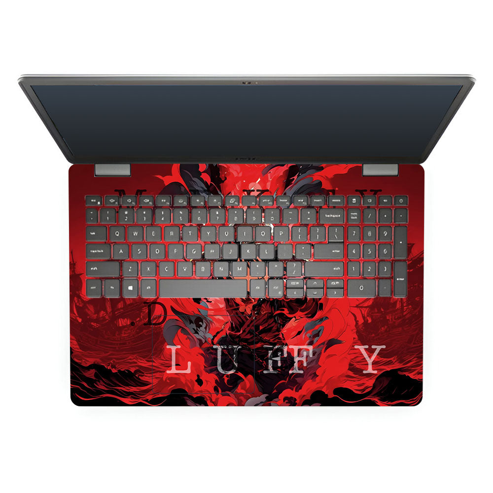 Red King Luffy Dell Inspiron 3501 3D Laptop Skin