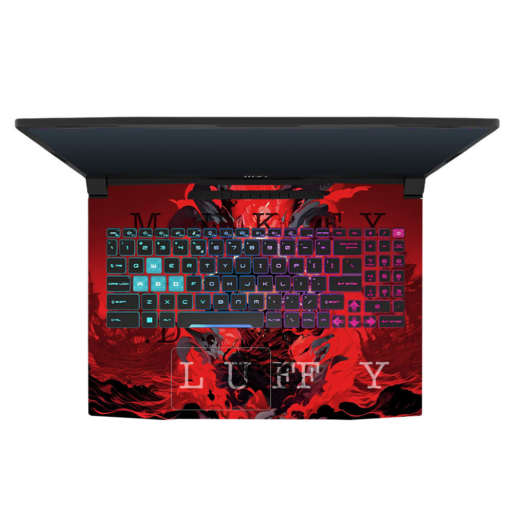 Red King Luffy MSI Katana 15 B13V 3D Laptop Skin