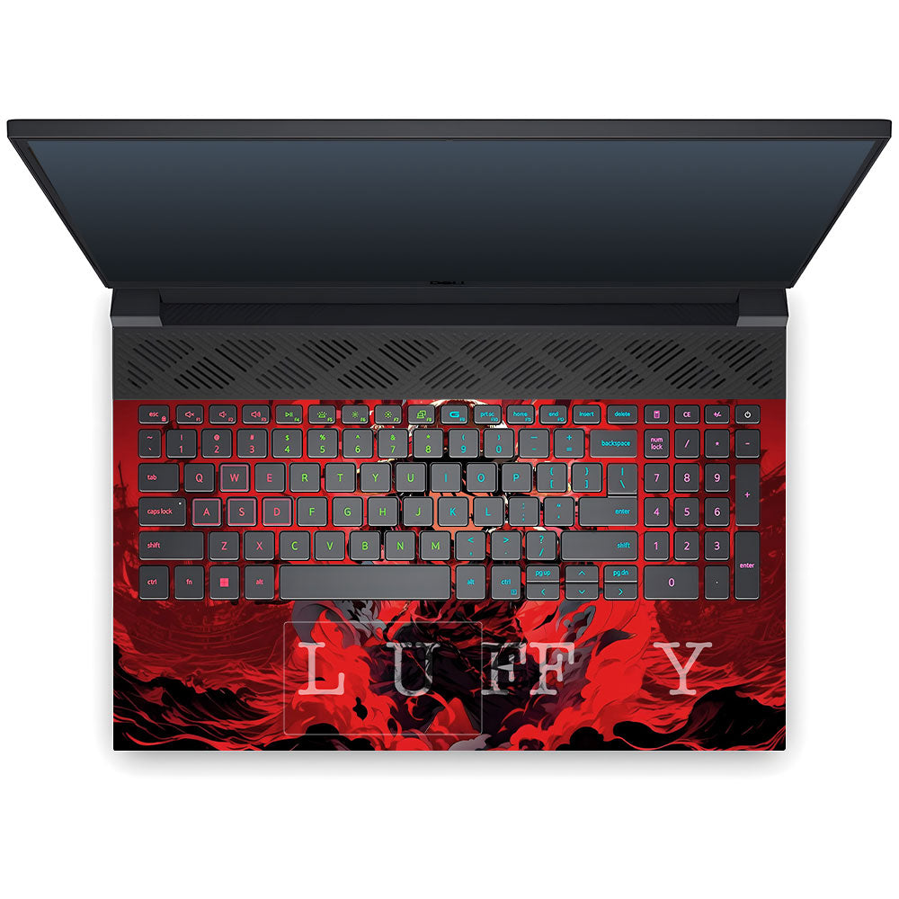 Red King Luffy Dell G15 5520, 5530 3D Laptop Skin