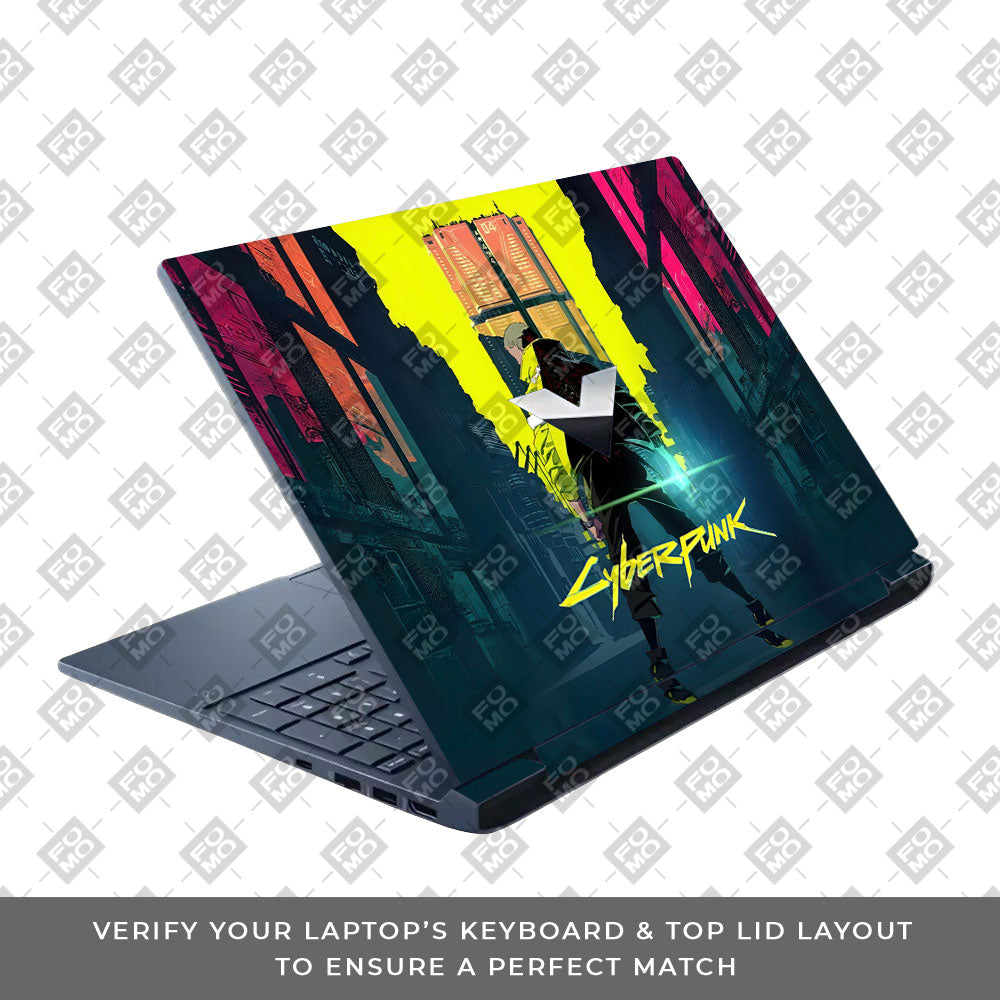 Cyberpunk Uprising HP Victus Laptop Skin
