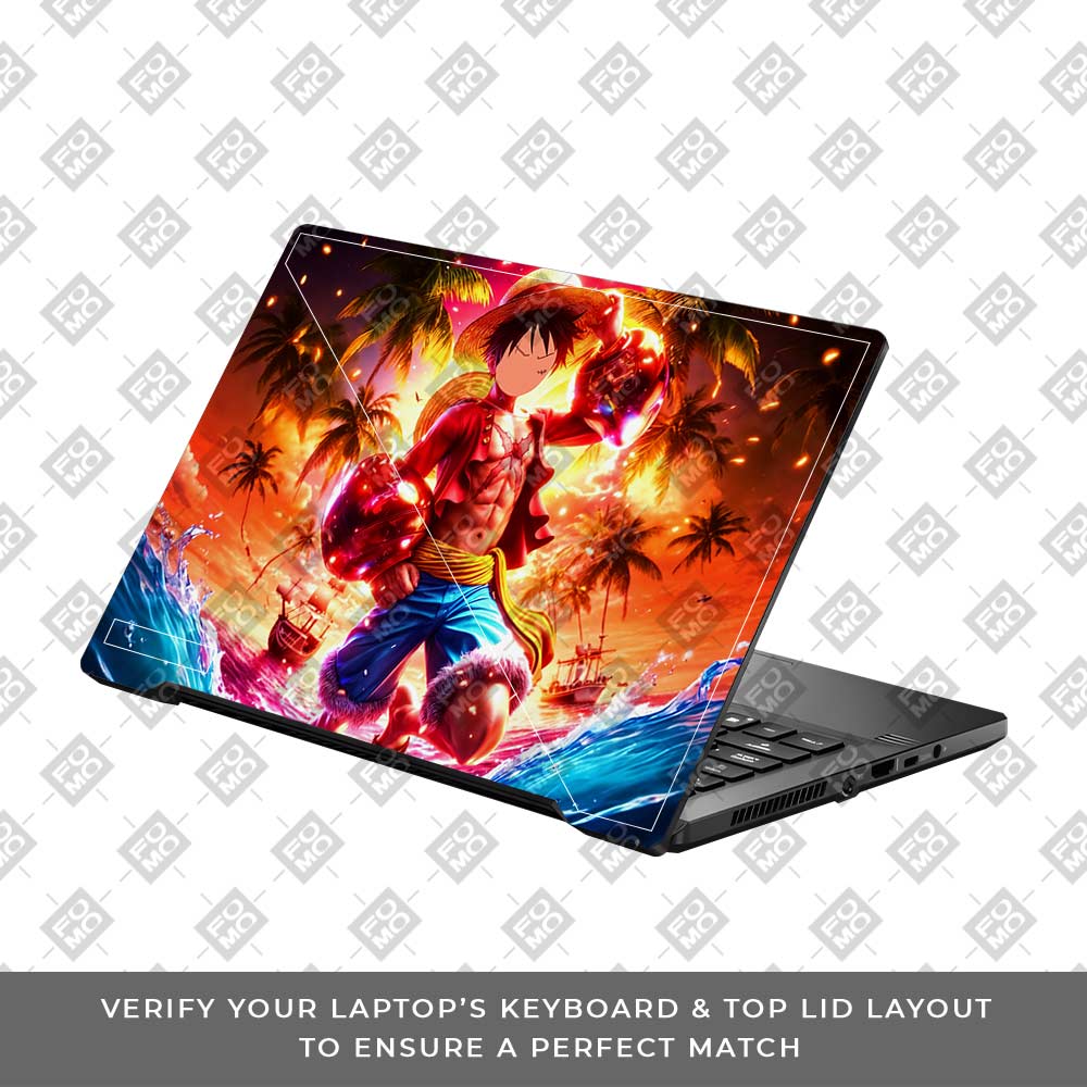 Luffy's Radiant Will Asus ROG Zephyrus G14 GA401 Laptop Skin
