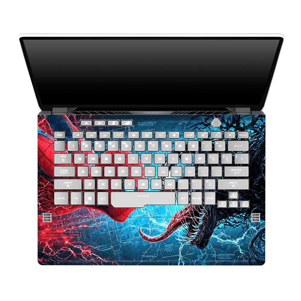 Spiderman vs Venom Showdown Asus ROG Zephyrus G14 GA401 3D Laptop Skin