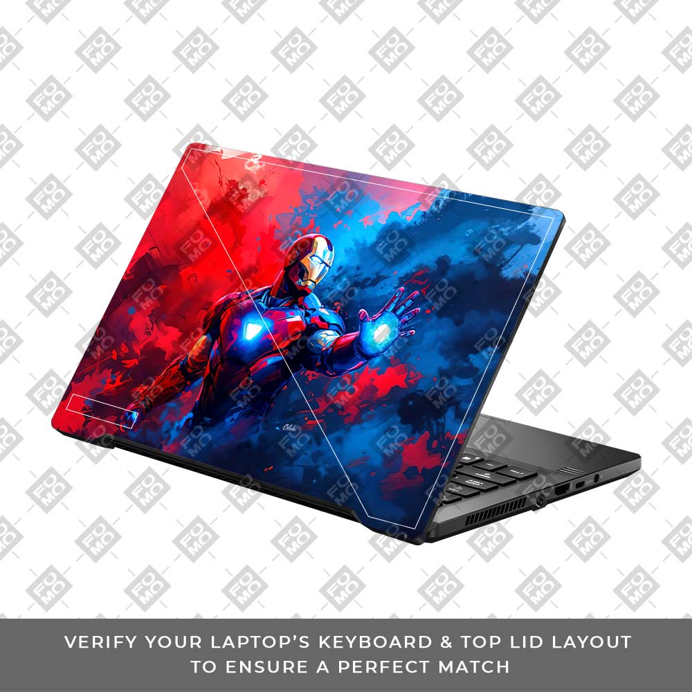 Iron Man Arc Reactor Power Asus ROG Zephyrus G14 GA401 Laptop Skin