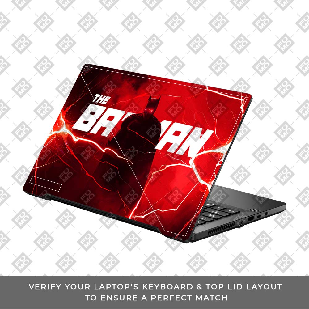Red Rage Batman Asus ROG Zephyrus G14 GA401 3D Laptop Skin