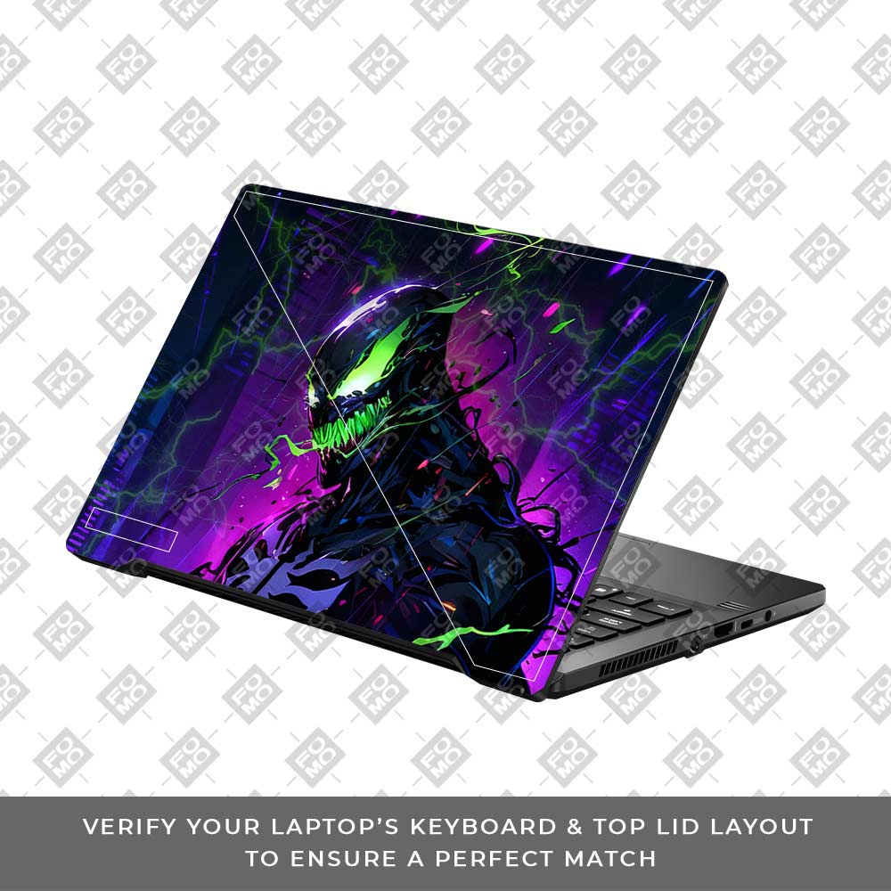 Venom Chaos Surge Asus ROG Zephyrus G14 GA401 3D Laptop Skin