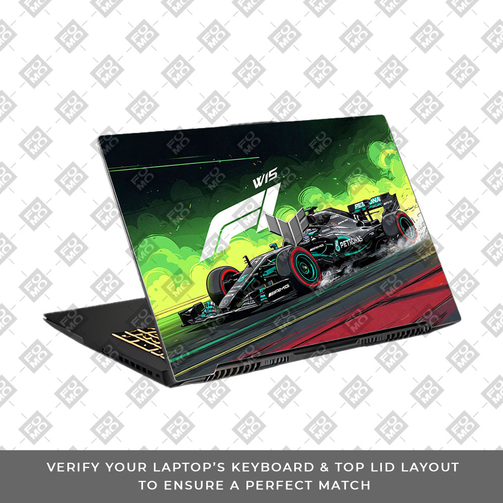 W15 F1 Red Bull x AMG Velocity Asus TUF Gaming F17 FX707Z 3D Laptop Skin