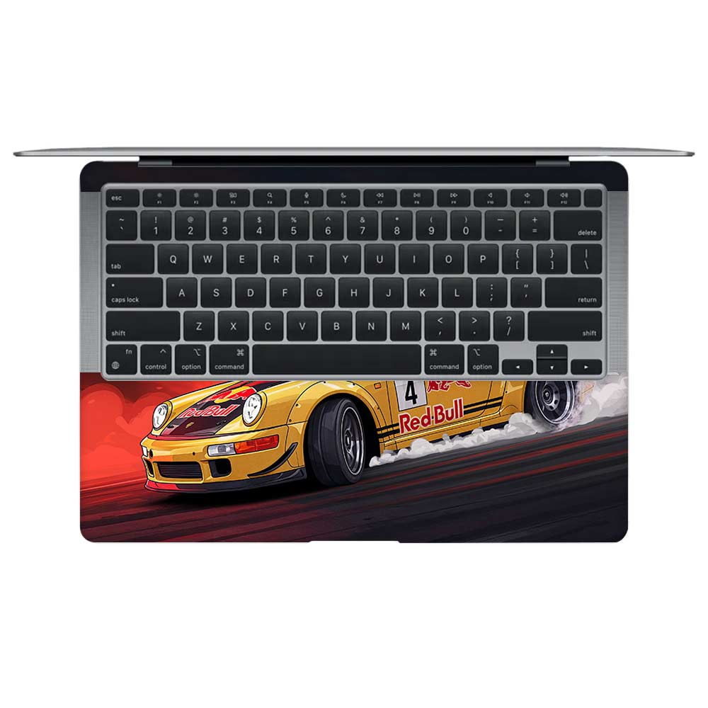 Porsche 911 Red Bull Classic Racer MacBook Air 13 M1 2020 Laptop Skin