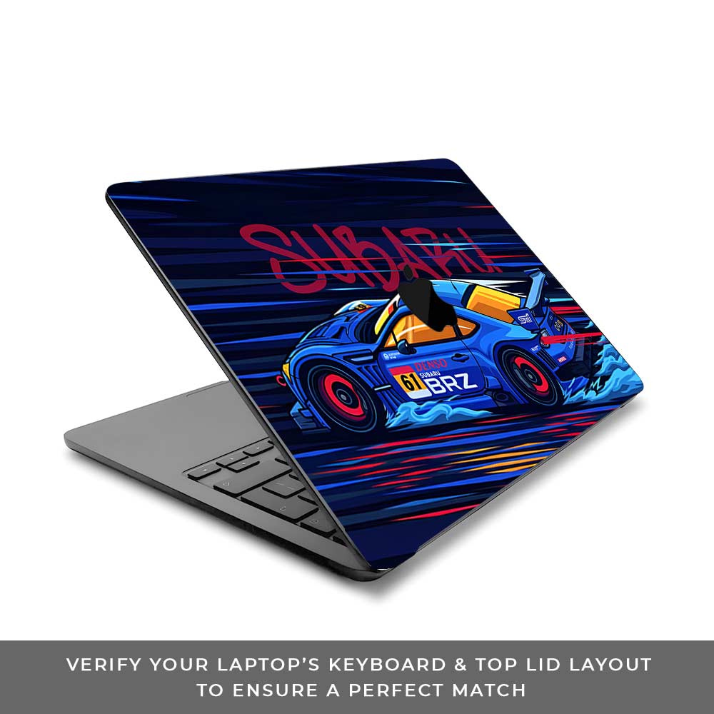 Subaru BRZ MacBook Air 13 M4 2025 Laptop Skin