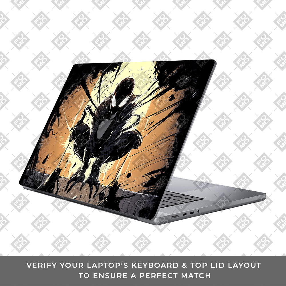Shadow Spiderman MacBook Pro 16 M1, M2, M3, M4 2021-2024 Laptop Skin
