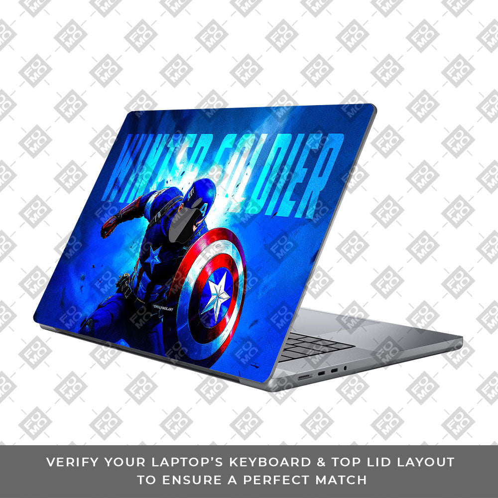 Shield of Justice Captain America MacBook Pro 14 M1, M2, M3, M4 2021-2024 Laptop Skin