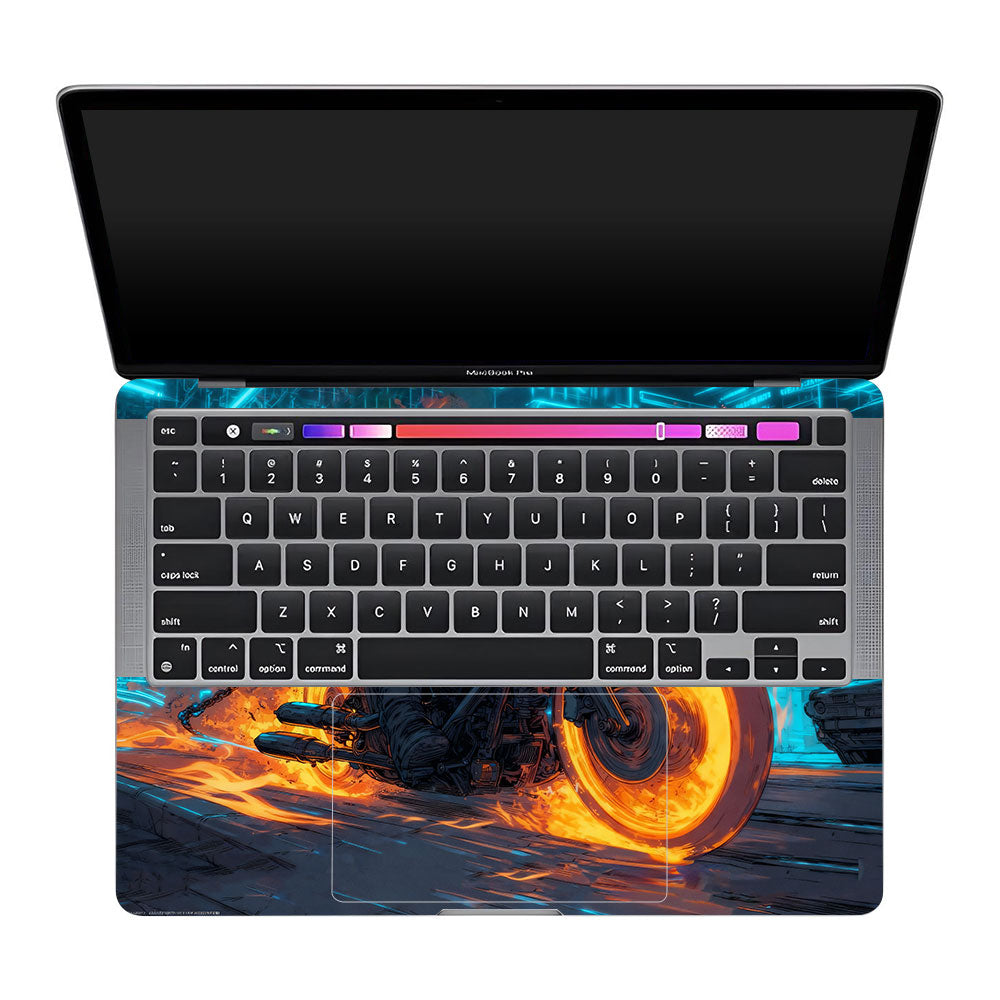 Hellfire Rider MacBook Pro 13 M1 2020 Laptop Skin