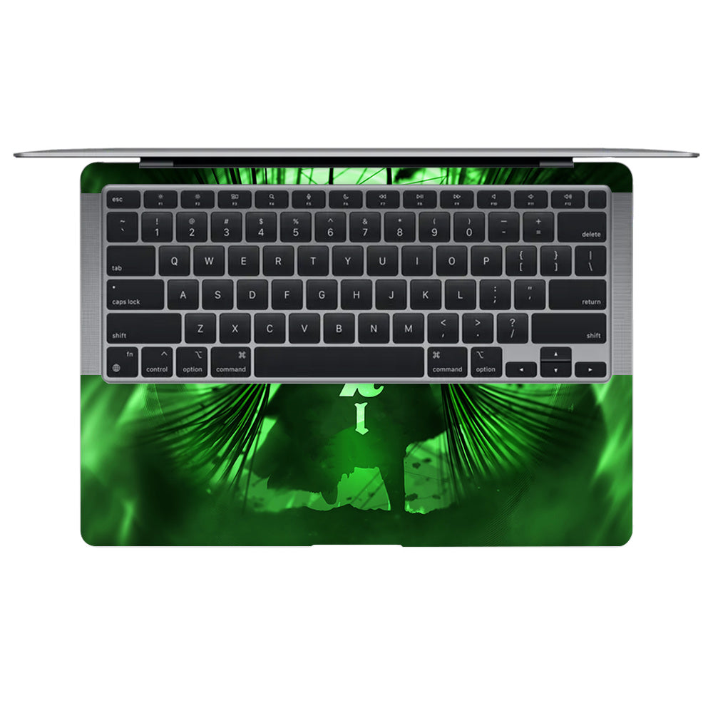 Loki's Green Aura MacBook Air 13 M1 2020 Laptop Skin