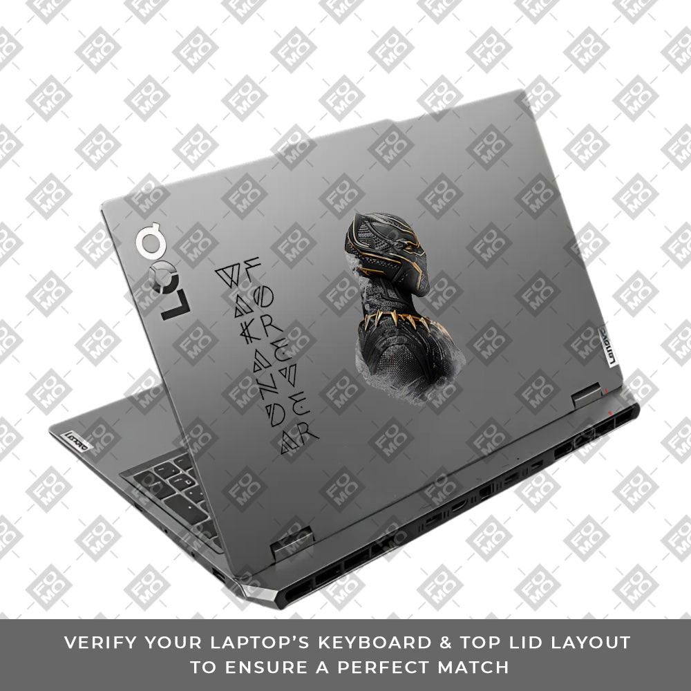 Transparent Wakanda Forever Lenovo LOQ 2024, 2025 Laptop Skin