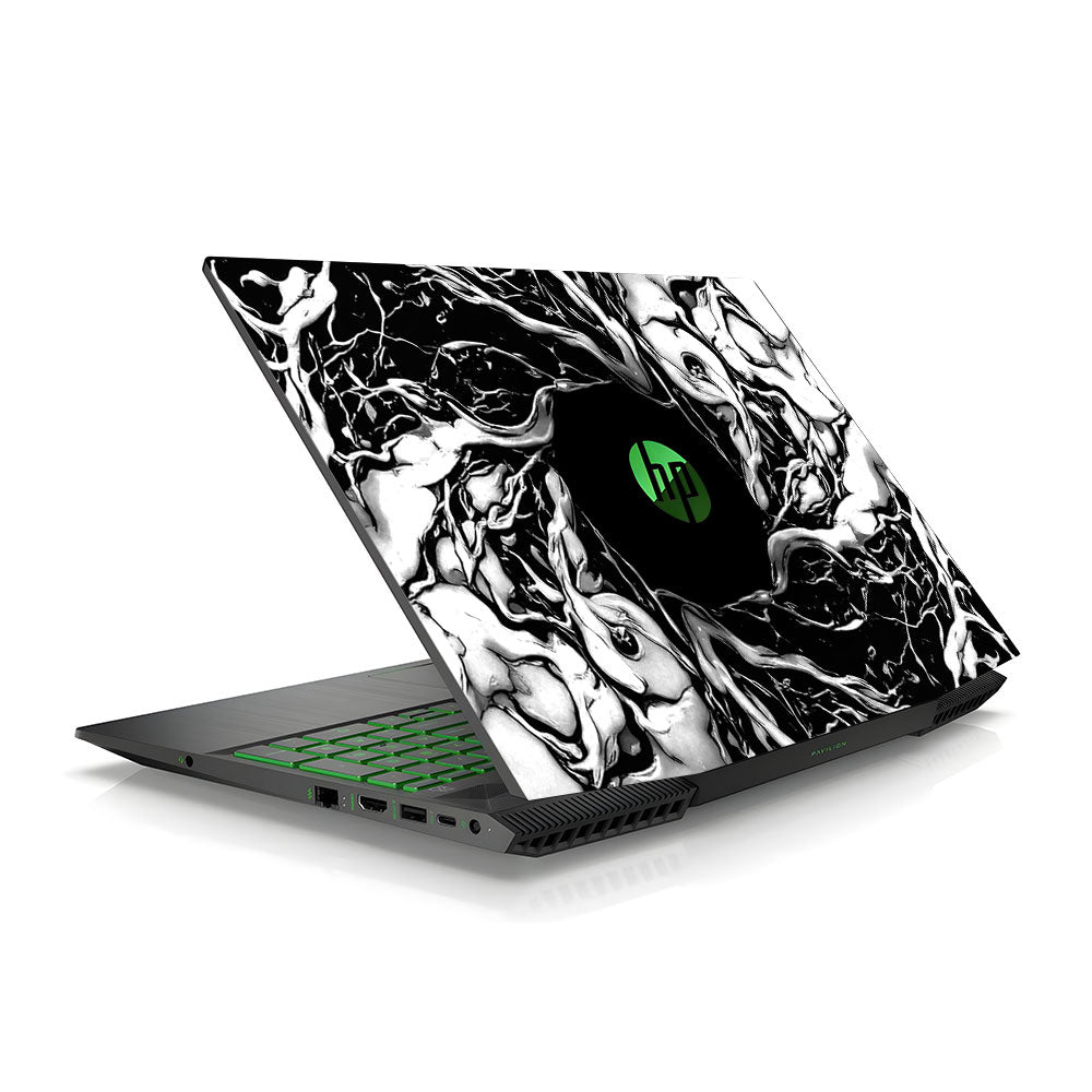 Spiderman Web Black HP Pavilion Gaming 15 CX Series Laptop Skin