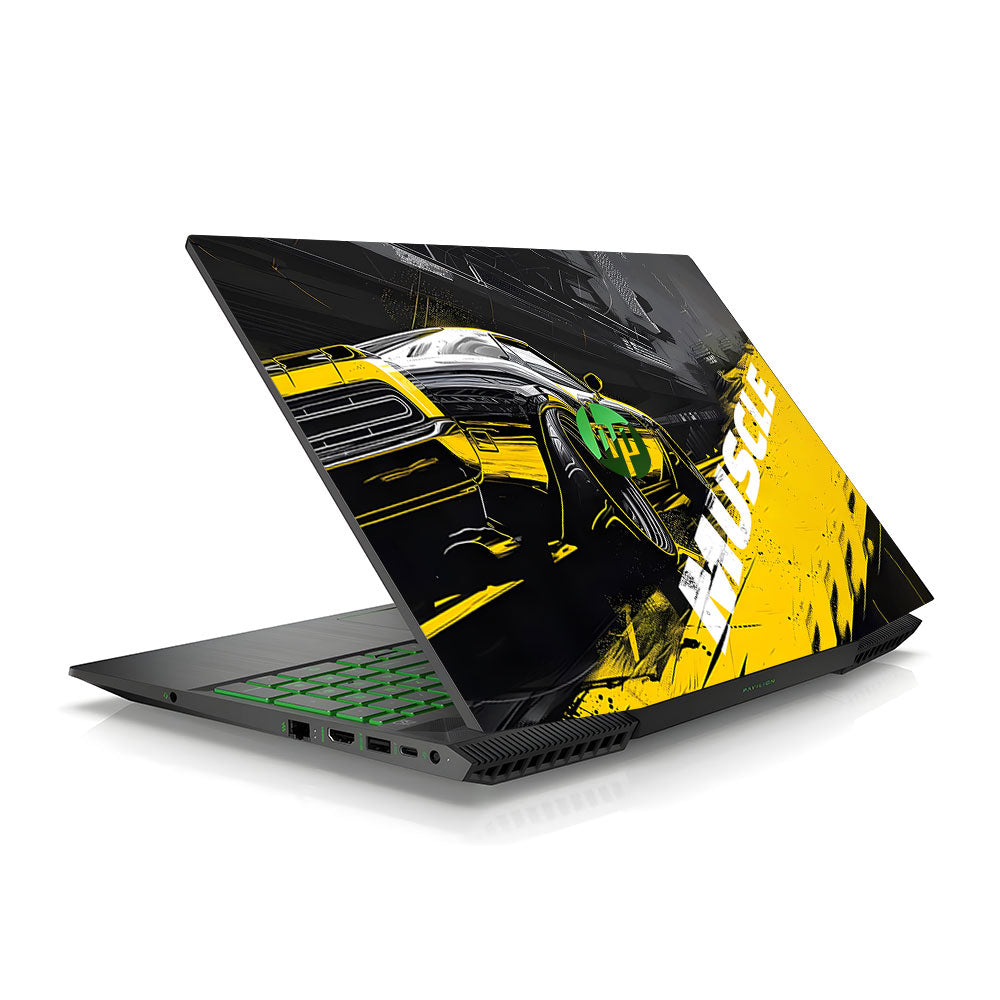 Black Muscle HP Pavilion Gaming 15 CX Series Laptop Skin