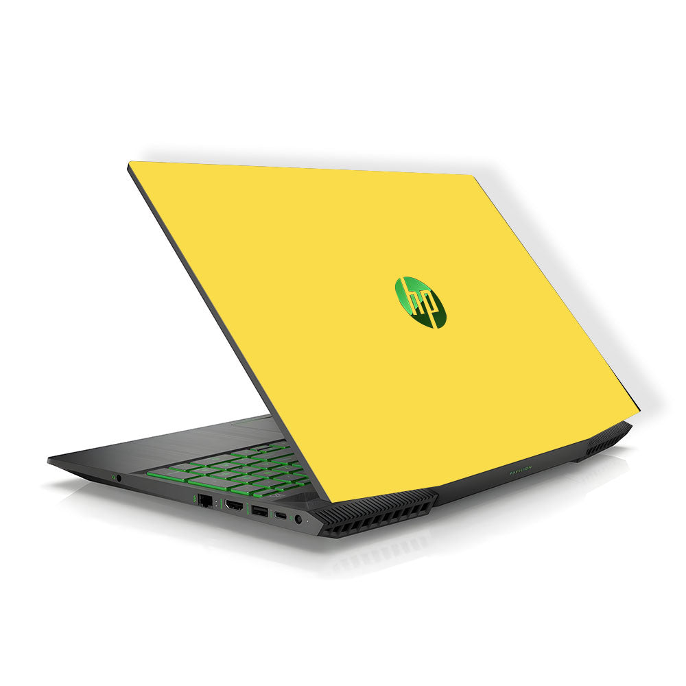 Textured Yellow HP Pavilion Gaming 15 CX Series Laptop Skin