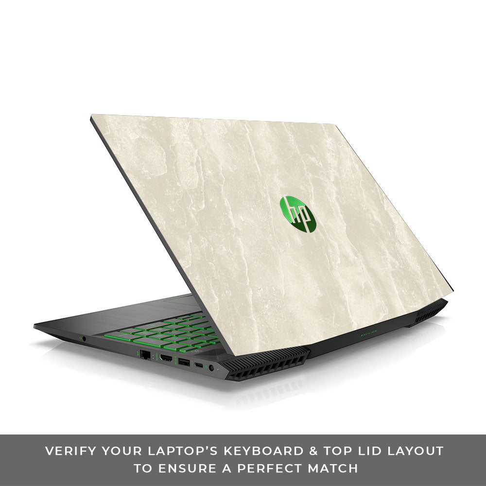 Textured Marble HP Pavilion Gaming 15 CX Series Laptop Skin