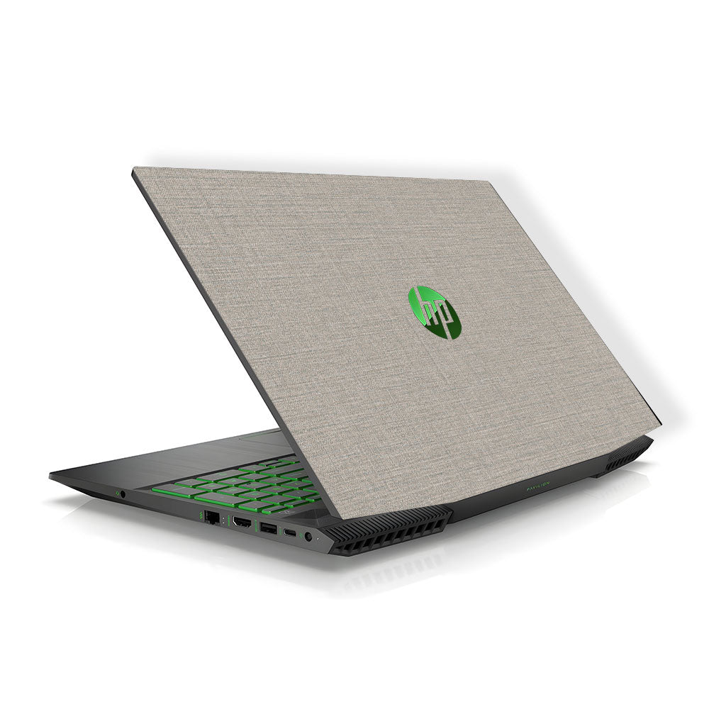 Textured Fabric Grey HP Pavilion Gaming 15 CX Series Laptop Skin