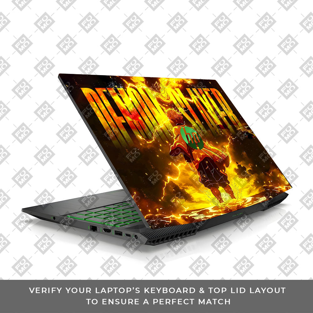Zenitsu Lightning Strike HP Pavilion Gaming 15 CX Series  Laptop Skin