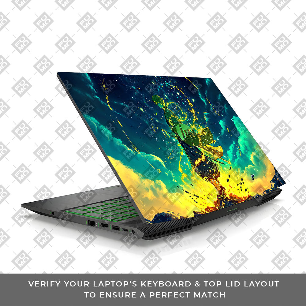 Zenitsu Thunder God HP Pavilion Gaming 15 CX Series  Laptop Skin