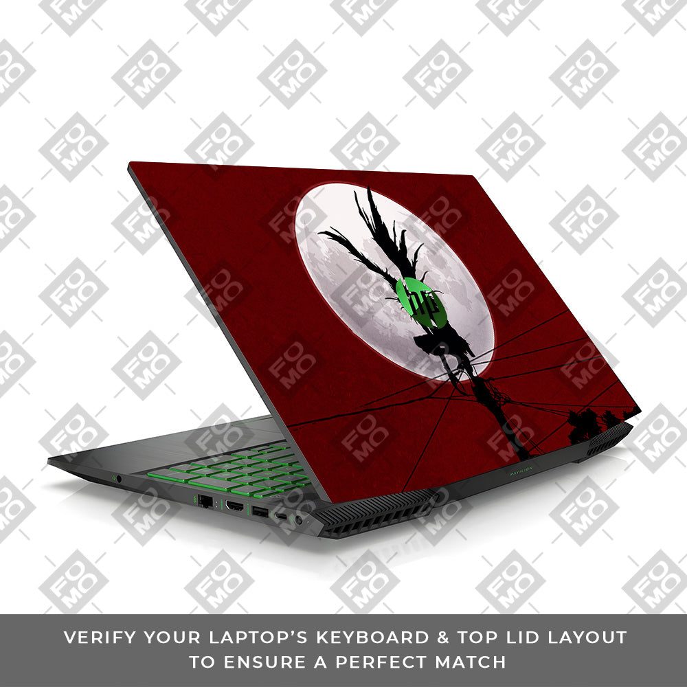 Death Note Ryuk Shinigami HP Pavilion Gaming 15 CX Series Laptop Skin