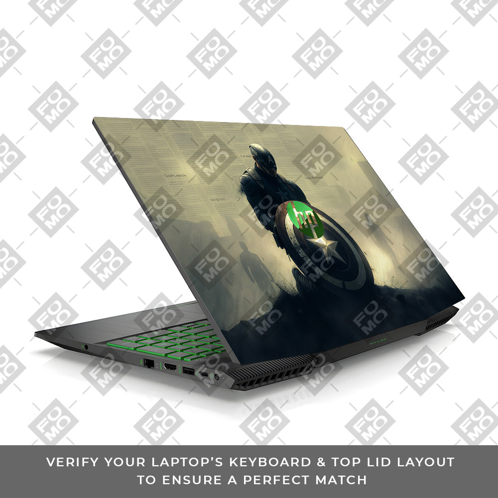 Captain's Valor HP Pavilion Gaming 15 CX Series Laptop Skin