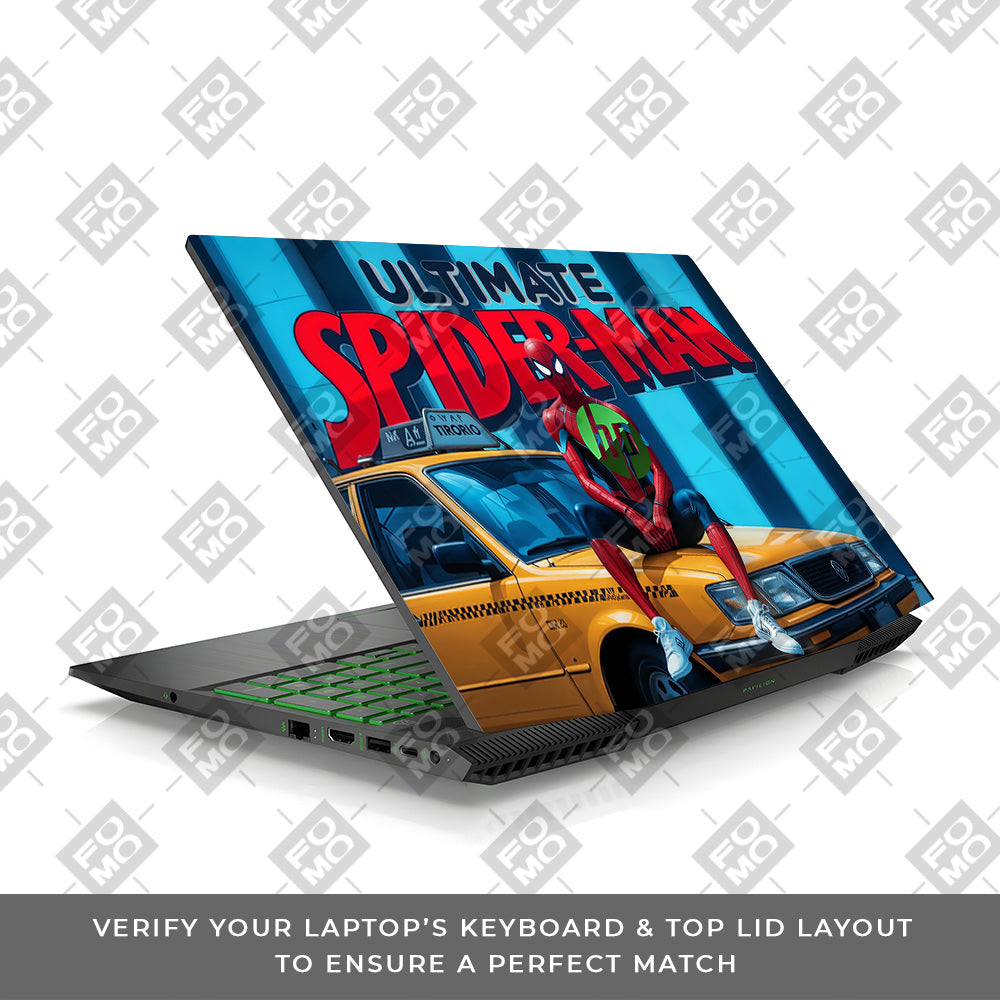 Urban Spiderman HP Pavilion Gaming 15 CX Series Laptop Skin