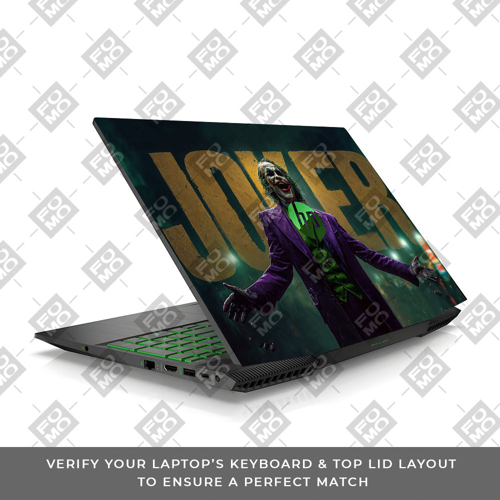 The Joker Chaos HP Pavilion Gaming 15 CX Series Laptop Skin