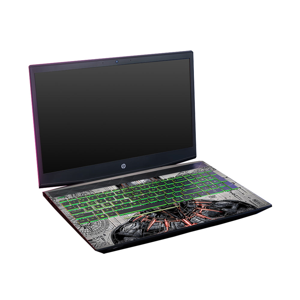 Black Panther Vibranium Tech HP Pavilion Gaming 15 CX Series 3D Laptop Skin