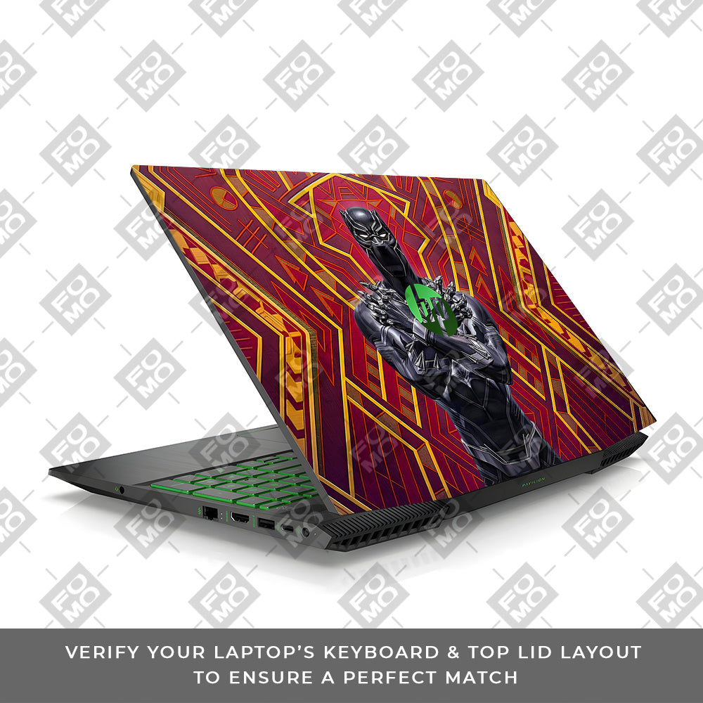 Wakanda Royal Power HP Pavilion Gaming 15 CX Series 3D Laptop Skin