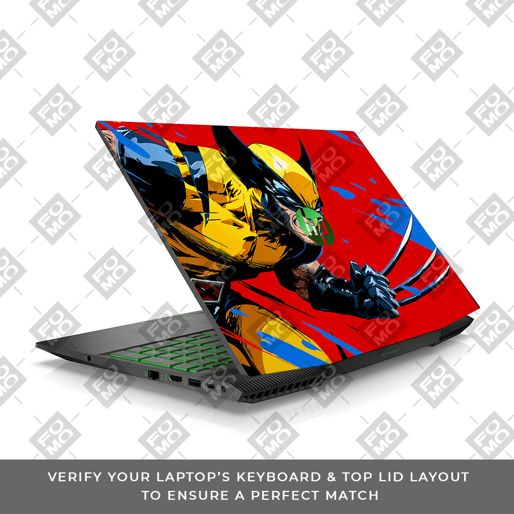 Adamantium Rage HP Pavilion Gaming 15 CX Series Laptop Skin