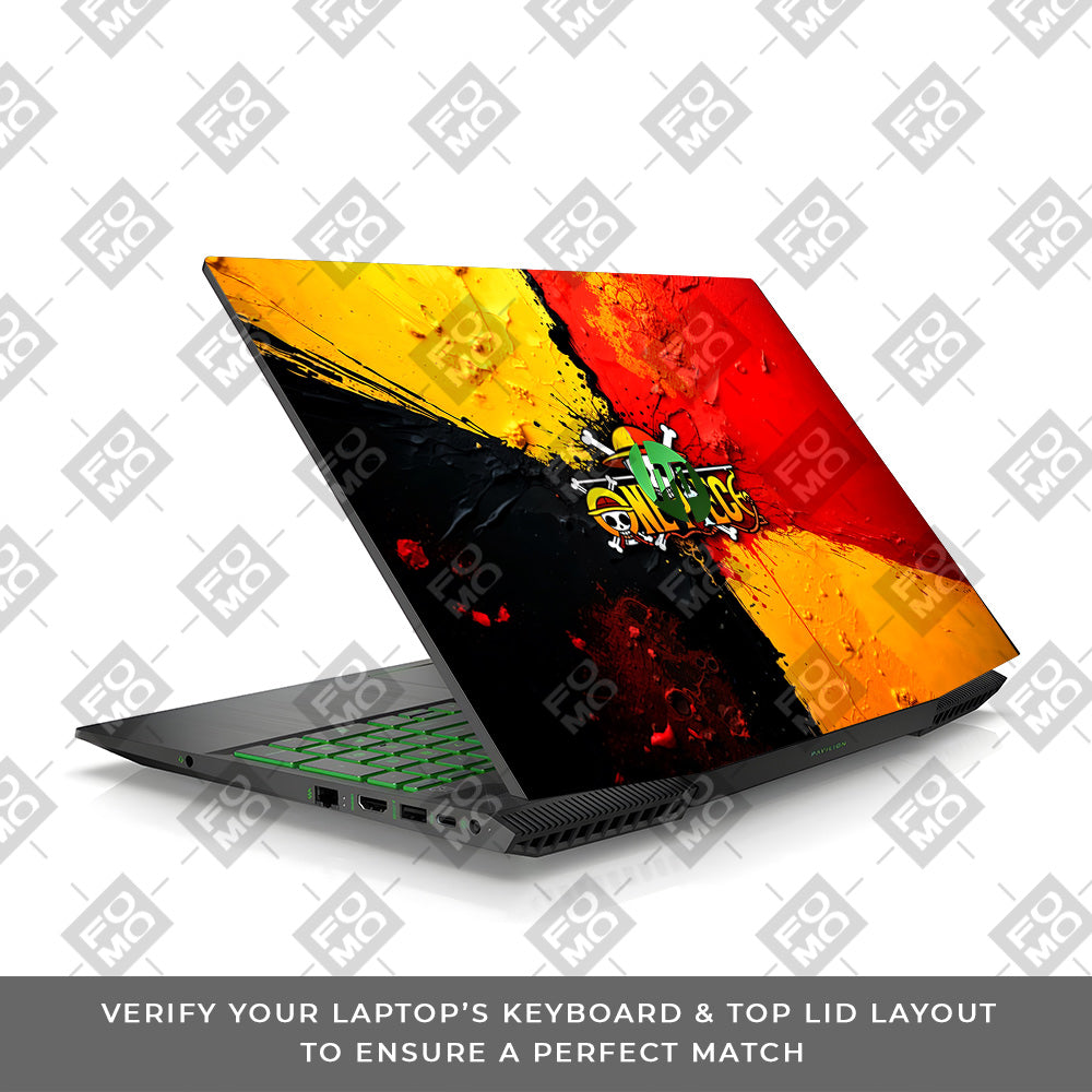 One Piece Paint Splash HP Pavilion Gaming 15 CX Series Laptop Skin