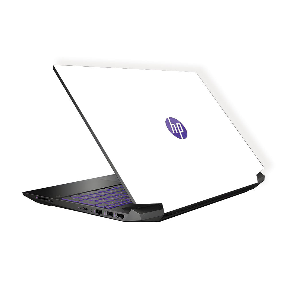 Textured White HP Pavilion Gaming 15 EC Series Laptop Skin