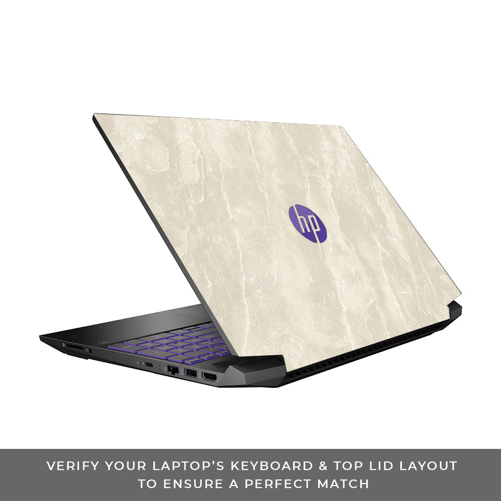 Textured Marble HP Pavilion Gaming 15 EC Series Laptop Skin