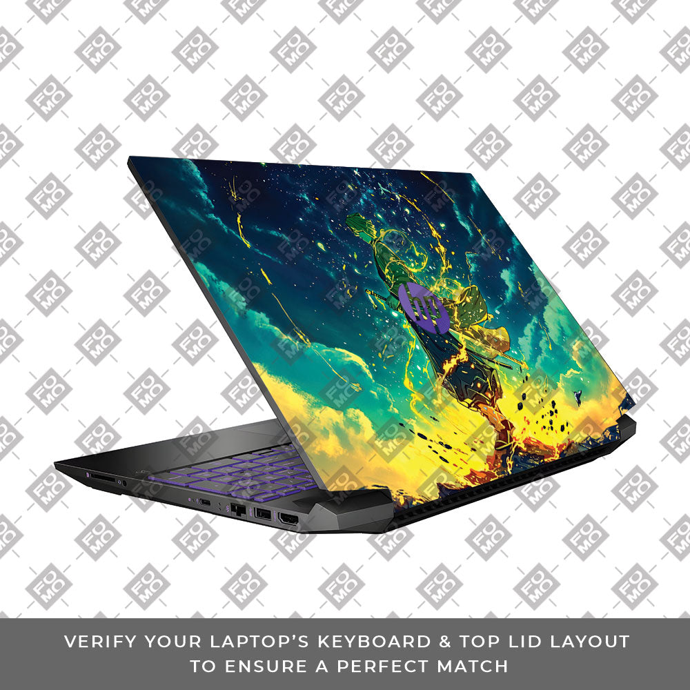 Zenitsu Thunder God HP Pavilion Gaming 15 EC Series  Laptop Skin