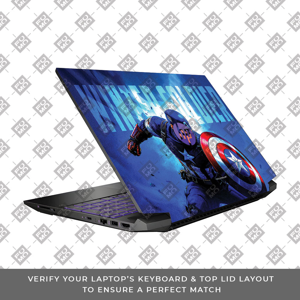 Shield of Justice Captain America HP Pavilion Gaming 15 EC Series Laptop Skin
