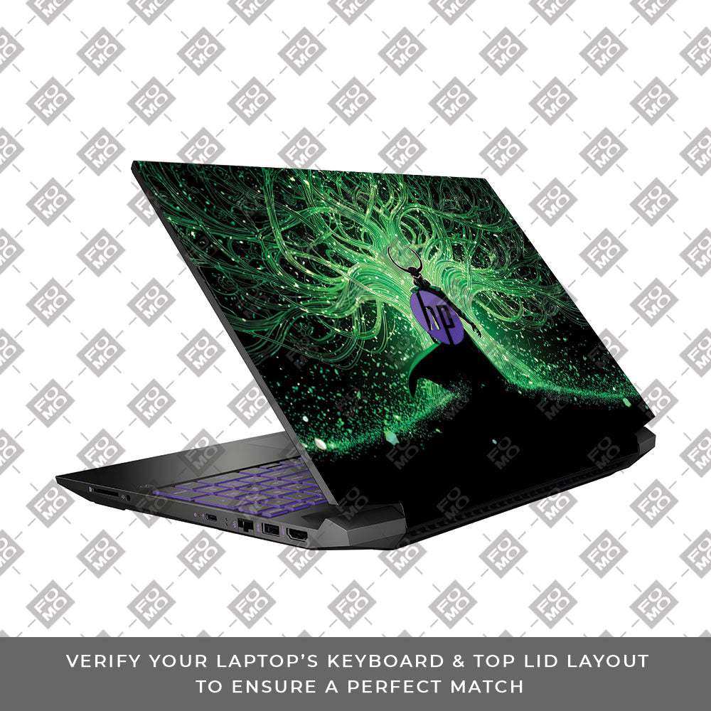 Loki God of Mischief Neon HP Pavilion Gaming 15 EC Series Laptop Skin