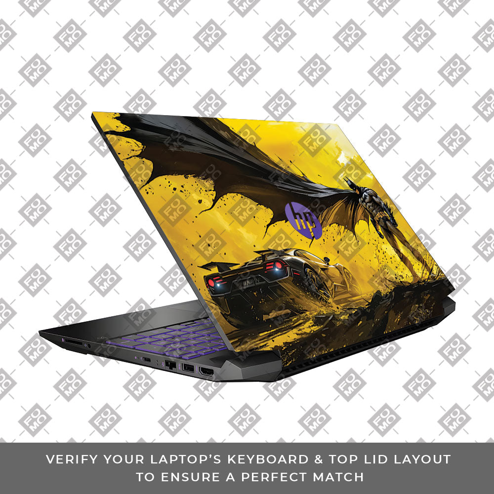 Dark Knight Velocity HP Pavilion Gaming 15 EC Series Laptop Skin