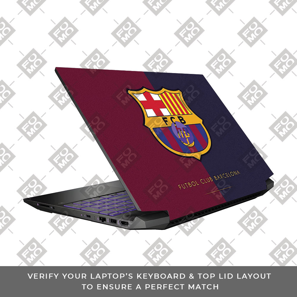 Catalan Pride Barcelona Legacy HP Pavilion Gaming 15 EC Series Laptop Skin