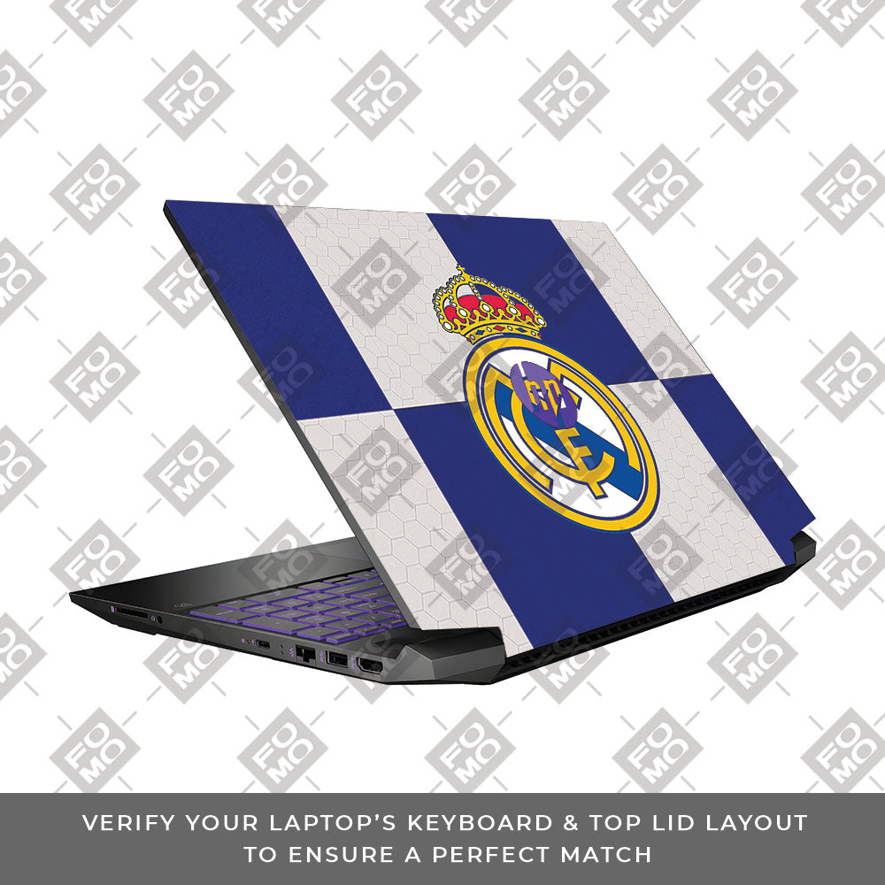 Royal Reign Real Madrid Glory HP Pavilion Gaming 15 EC Series Laptop Skin
