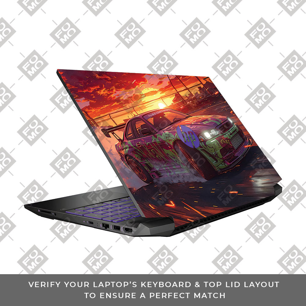 Tokyo Drift Vibes HP Pavilion Gaming 15 EC Series Laptop Skin
