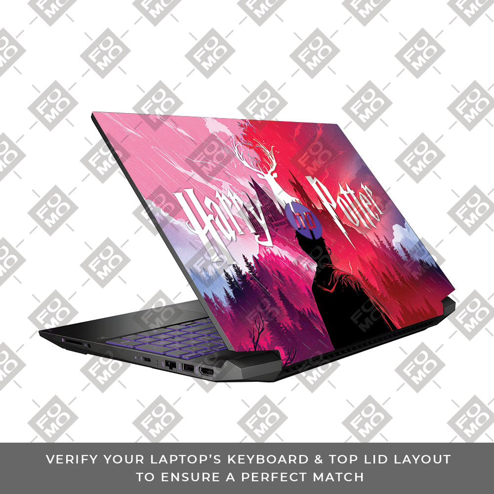 Harry Potter Magical Hogwarts HP Pavilion Gaming 15 EC Series Laptop Skin