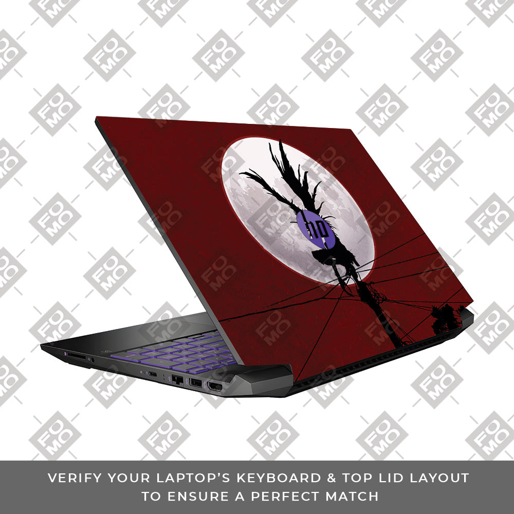 Death Note Ryuk Shinigami HP Pavilion Gaming 15 EC Series Laptop Skin