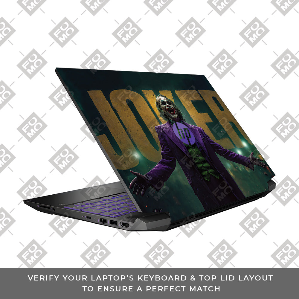The Joker Chaos HP Pavilion Gaming 15 EC Series Laptop Skin