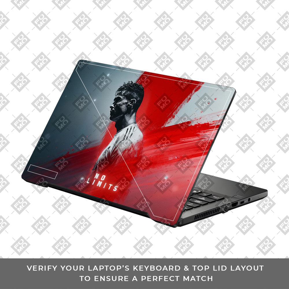 No Limits Ronaldo Spirit Asus ROG Zephyrus G14 GA401  Laptop Skin