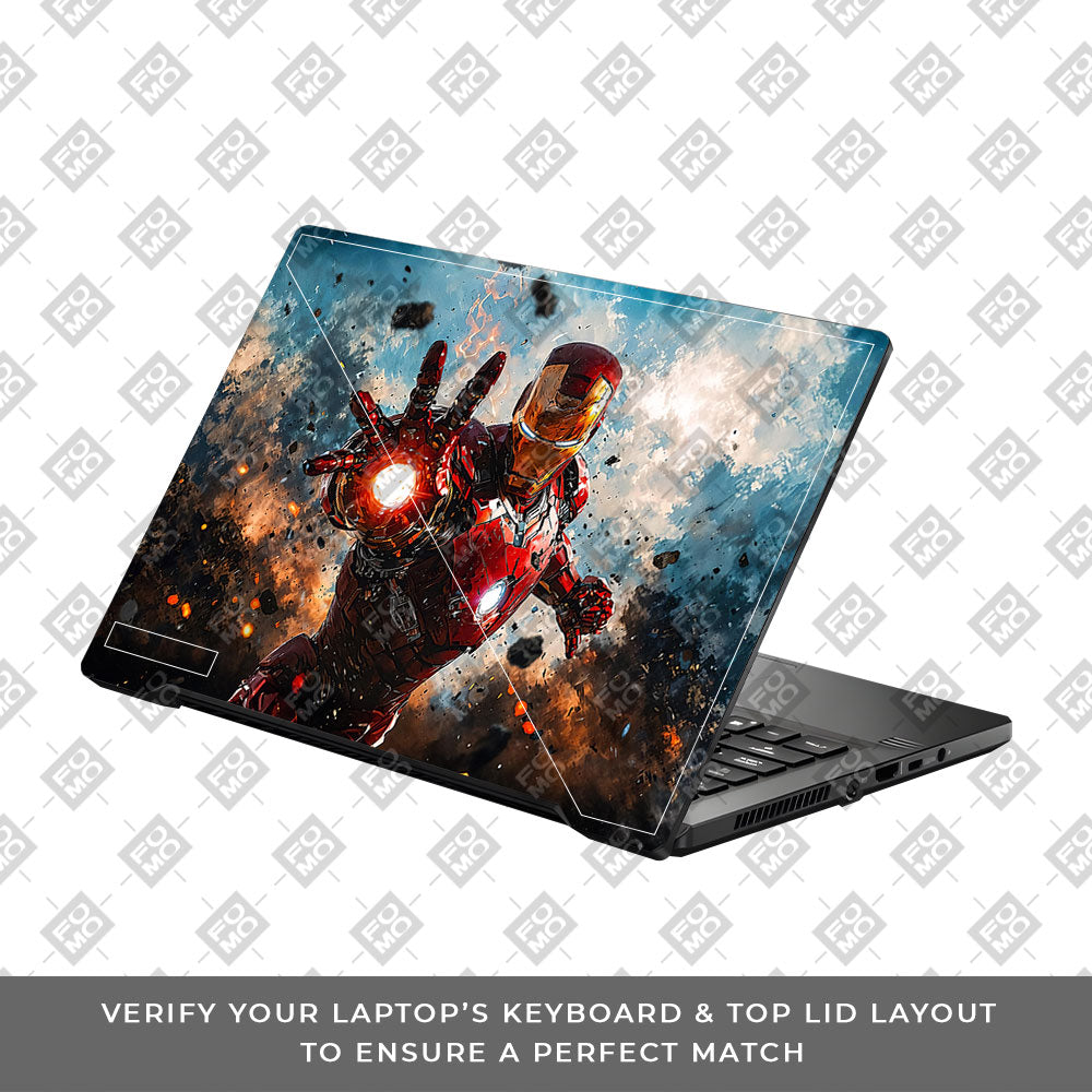 Iron Imapct The Arc Reactor Asus ROG Zephyrus G14 GA401  Laptop Skin