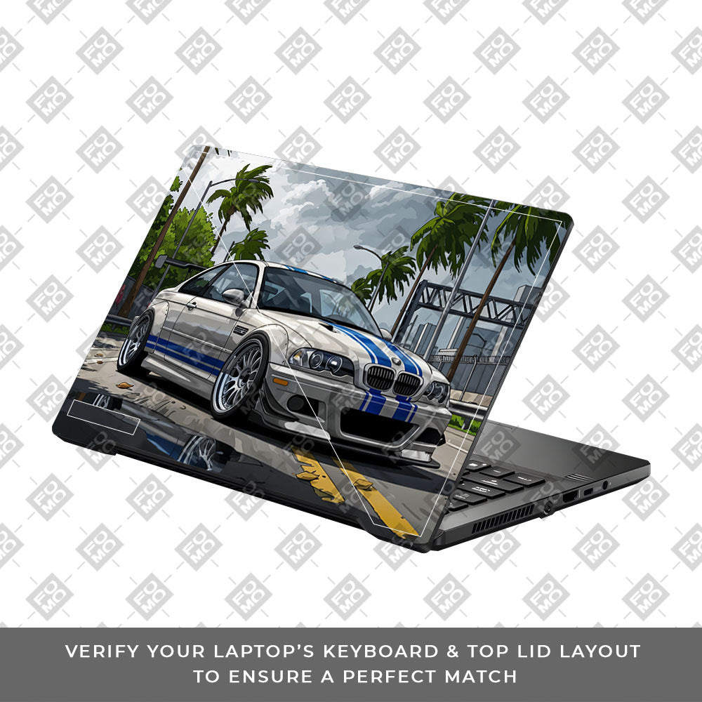 Street Icon BMW E46 Drift Legend Asus ROG Zephyrus G14 GA401  Laptop Skin